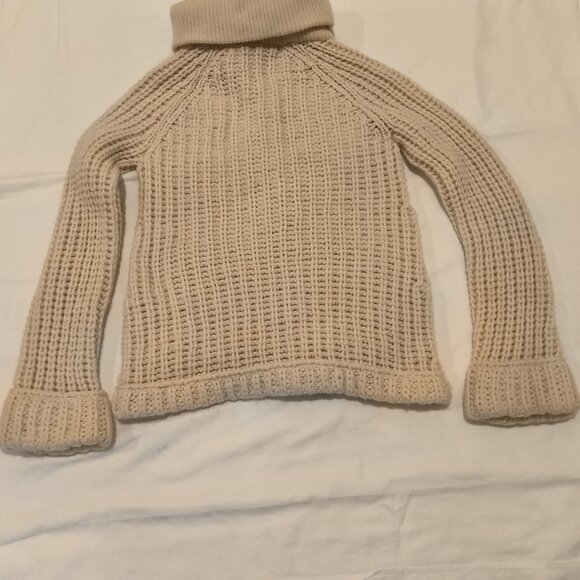 Christopher Pischer wool/cashmere cream cardigan sweater size S - Picture 8 of 8